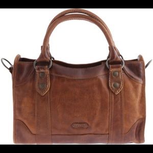 Frye Melissa Satchel in Cognac